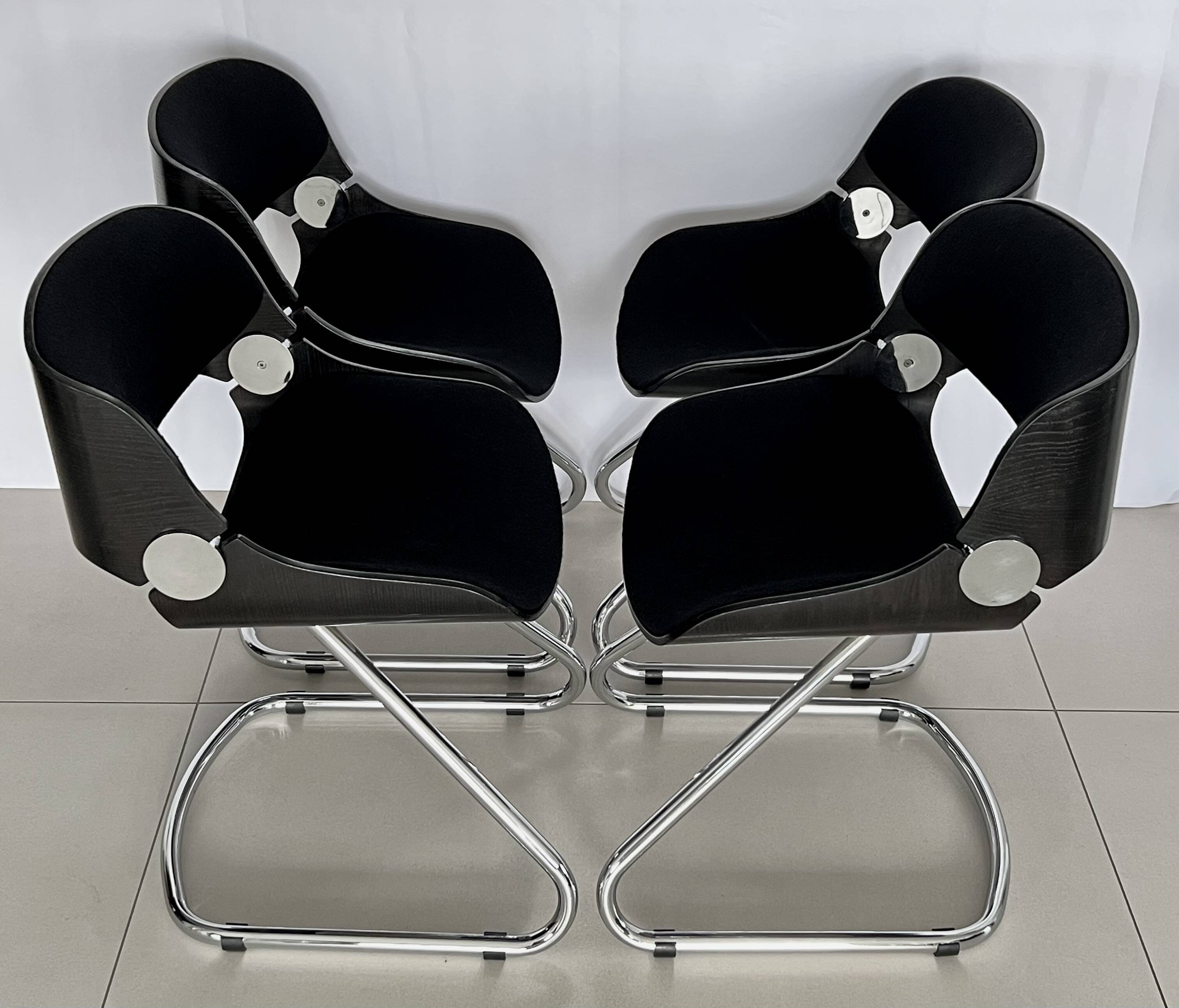 Baumann chair model Arpège attributed to Etienne Fermigier, France 1970s.