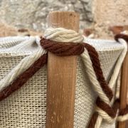 Suspension en laine et bois