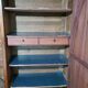 Antique 3-door wardrobe with mirror