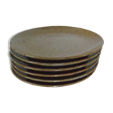 6 plates of sandstone desserts from the CNP France