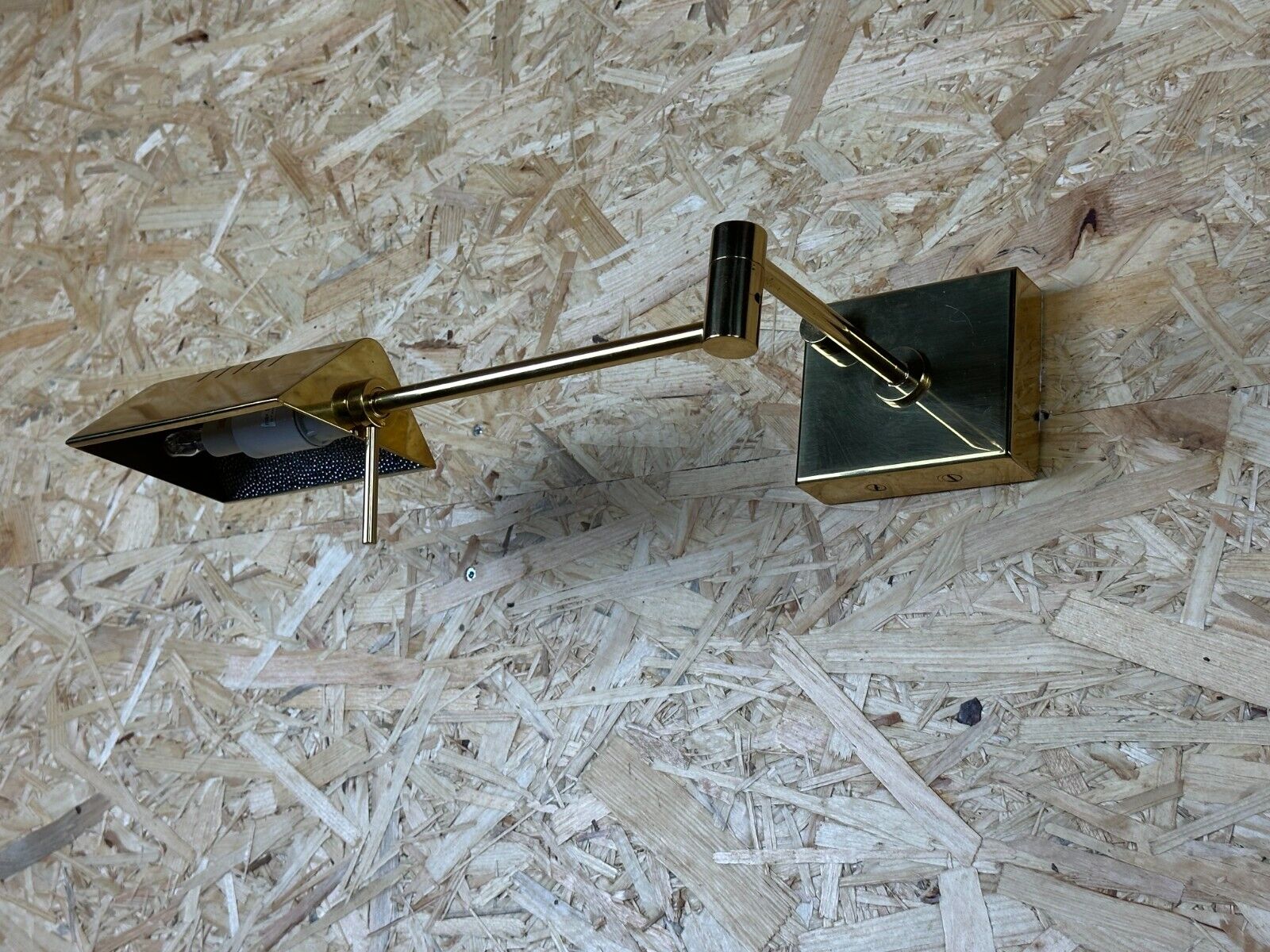 60s 70s wall lamp articulated lamp brass Relco Made in Italy Design