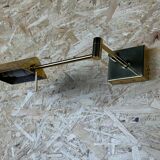 60s 70s wall lamp articulated lamp brass Relco Made in Italy Design