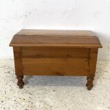 Pupitre Ecritoire de table en bois massif vintage 1950