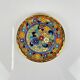 Decorative plate Artecer in ceramic, cuerda seca, Seville, 1980s-90s
