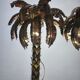 Palm tree brass wall lights