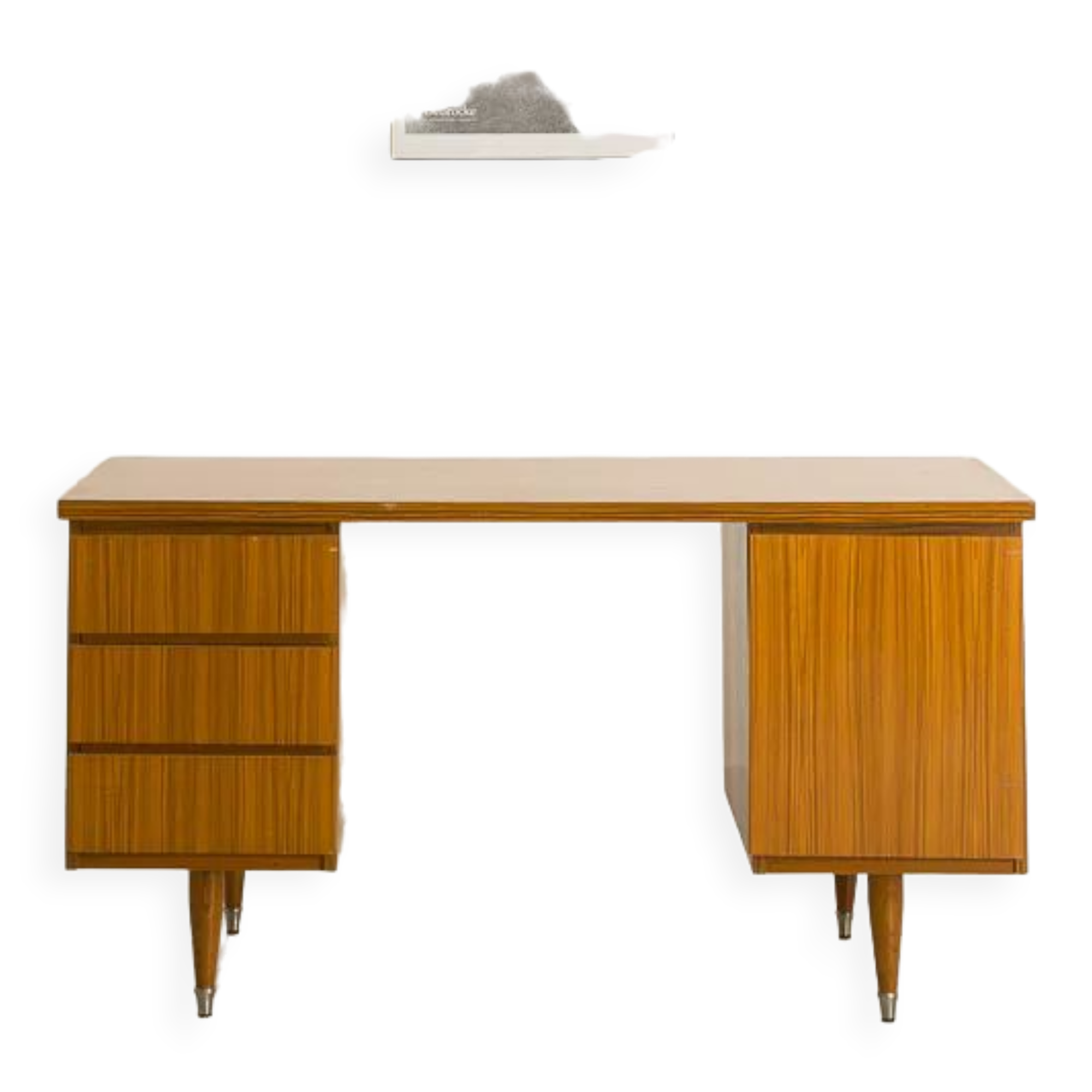 Vintage desk 3 drawers and 1 swing door