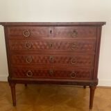 Marquetry chest of drawers