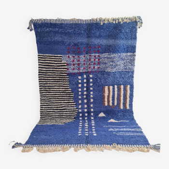 Tapis berbère bohemian en laine fait main 250 X 150 CM