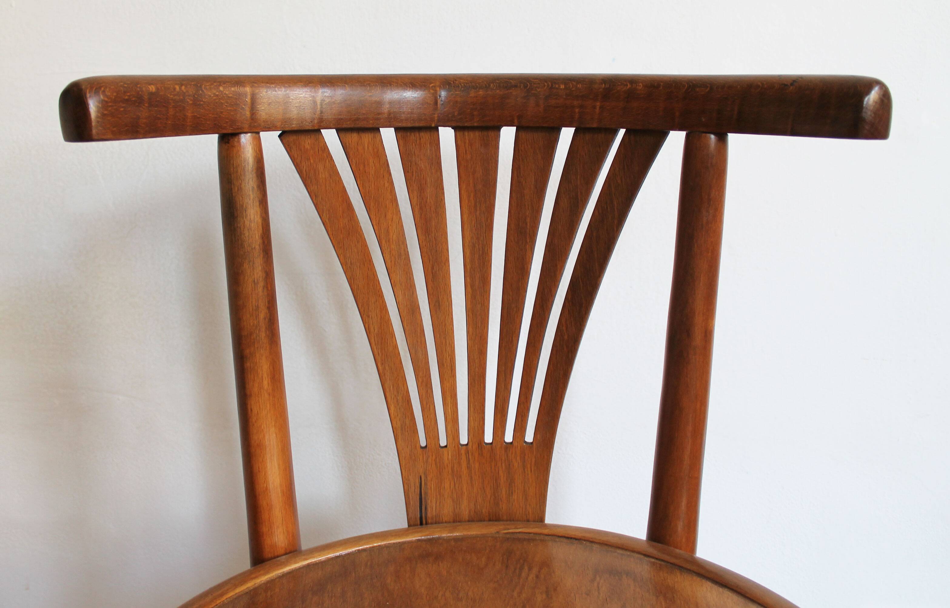 Pair of 1920's dining chairs by Ungvar
