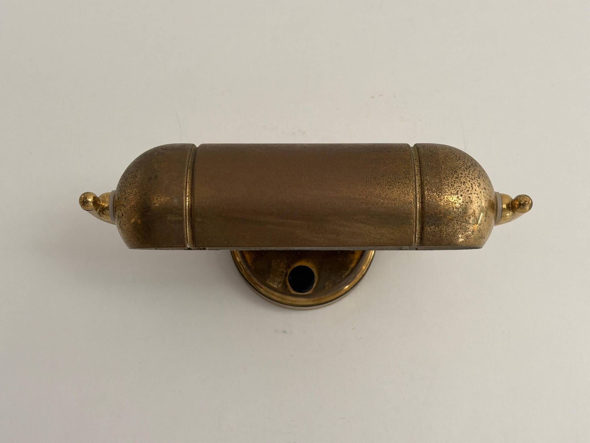 Pair of brass wall lights from the mid-century by N Leuchten, 1960s, Germany.