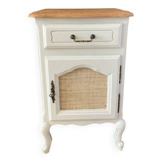 Wooden bedside table