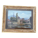 Tableau ancien paysage