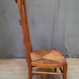 Straw fireside chair