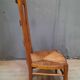 Straw fireside chair