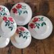 6 Vernon pattern dinner plates, 1940s