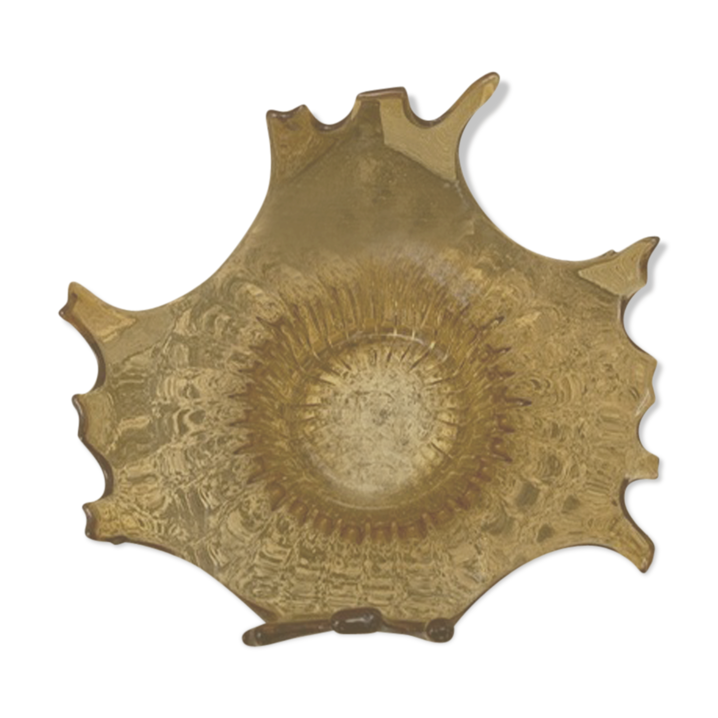 Dish in blown glass vintage