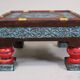 50 x 50 cm hand-carved solid wood tea table
