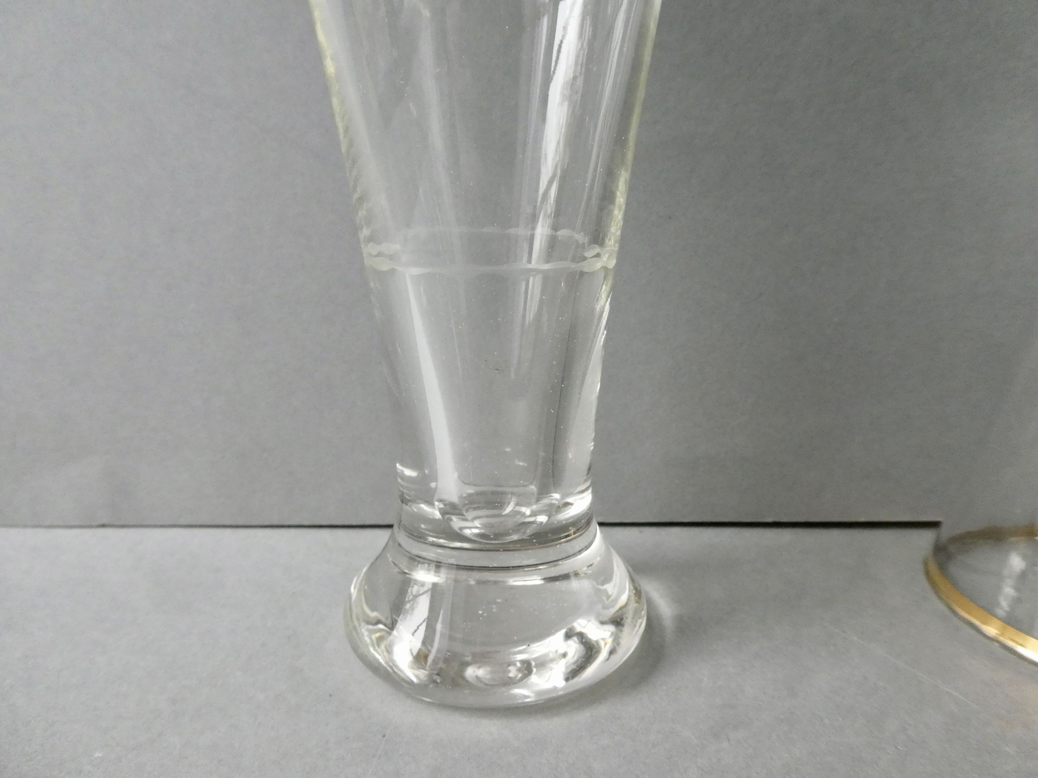 4 verres de bistrot, à pastis, à Ricard, années 40