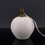 White ceramic lamp Besnard style, circa 1930
