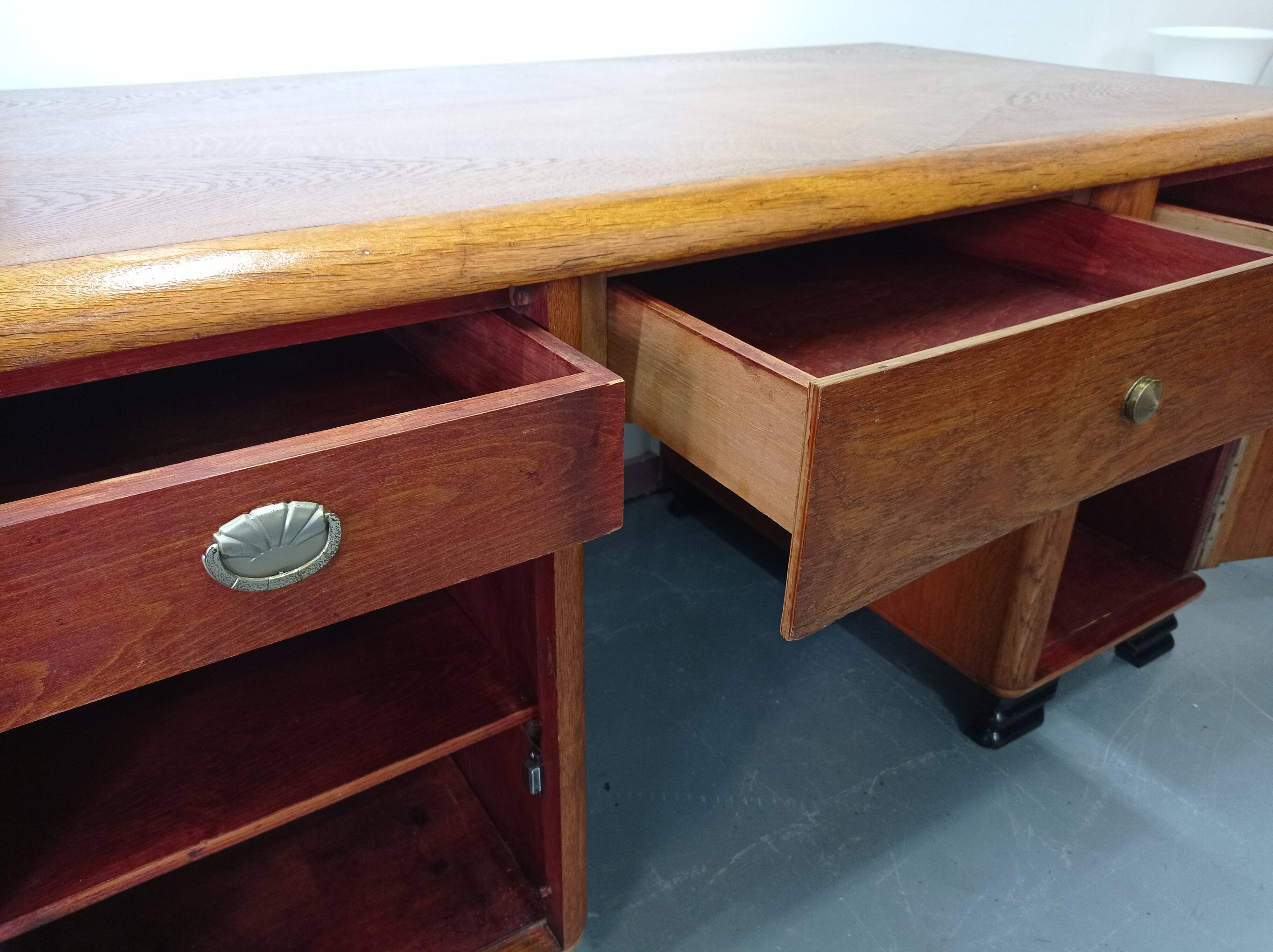 Bureau art déco marqueterie