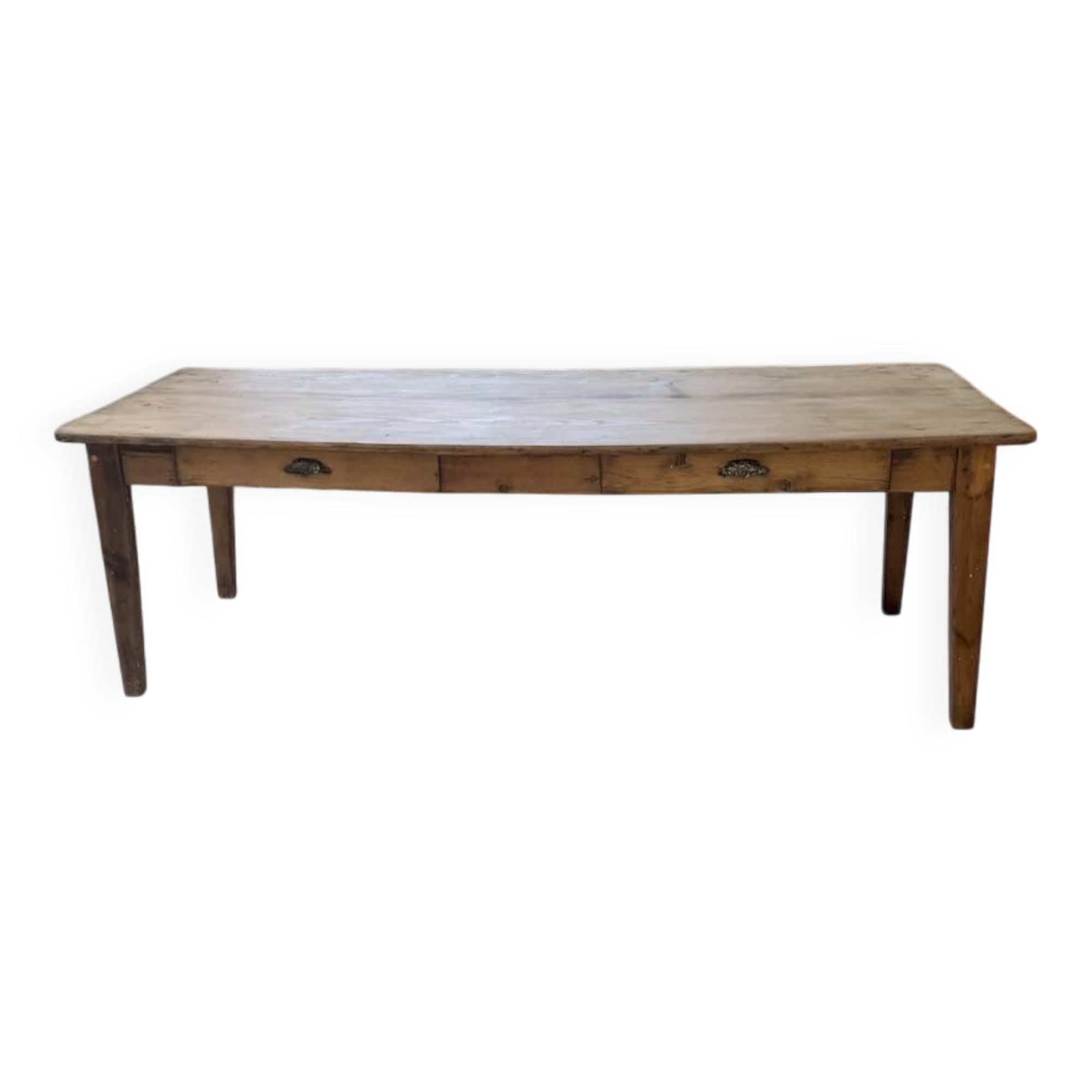 1950s pine farmhouse table 220cm