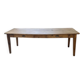 Table de ferme en pin, 1950