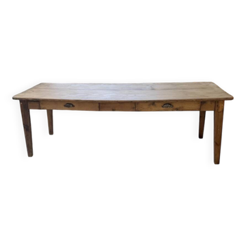 Table de ferme en pin, 1950