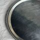 Vintage circular plate with pearl stripe D27
