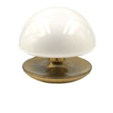 Mushroom mod. VP gold table lamp, Vittorio Balli e Romeo Ballardini, Sirrah, 1970s
