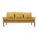 Mustard sofa, Danish design, 1960s, designer: Hans Olsen
