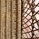Wicker storage bench