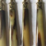 Golden vintage forks