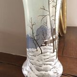 Glass paste vase 50s