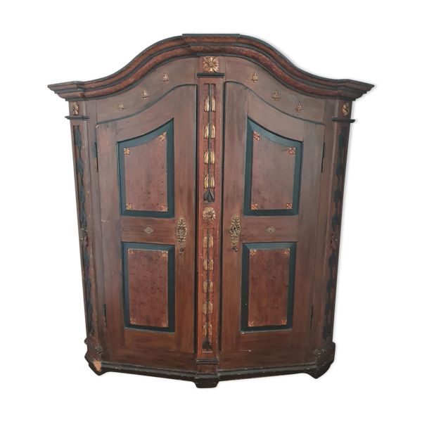 Armoire allemande fermière Bauernschrank original, 18/19ième