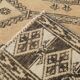 Tapis persan vintage noir crème 3 x 10, 76 x 303 cm SK 20938
