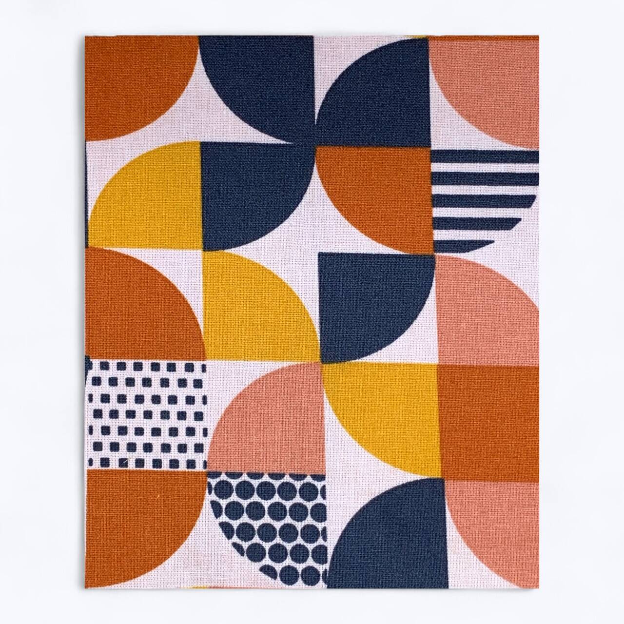 Art Deco chest of drawers in raw wood and blue, 1940