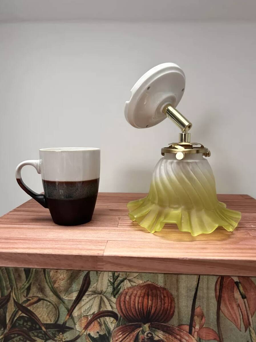 Vintage tilting wall lamp