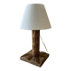Vintage wooden table lamp