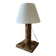 Vintage wooden table lamp