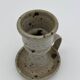 Vintage candle holder in pyrite stoneware by Gustave TIFFOCHE