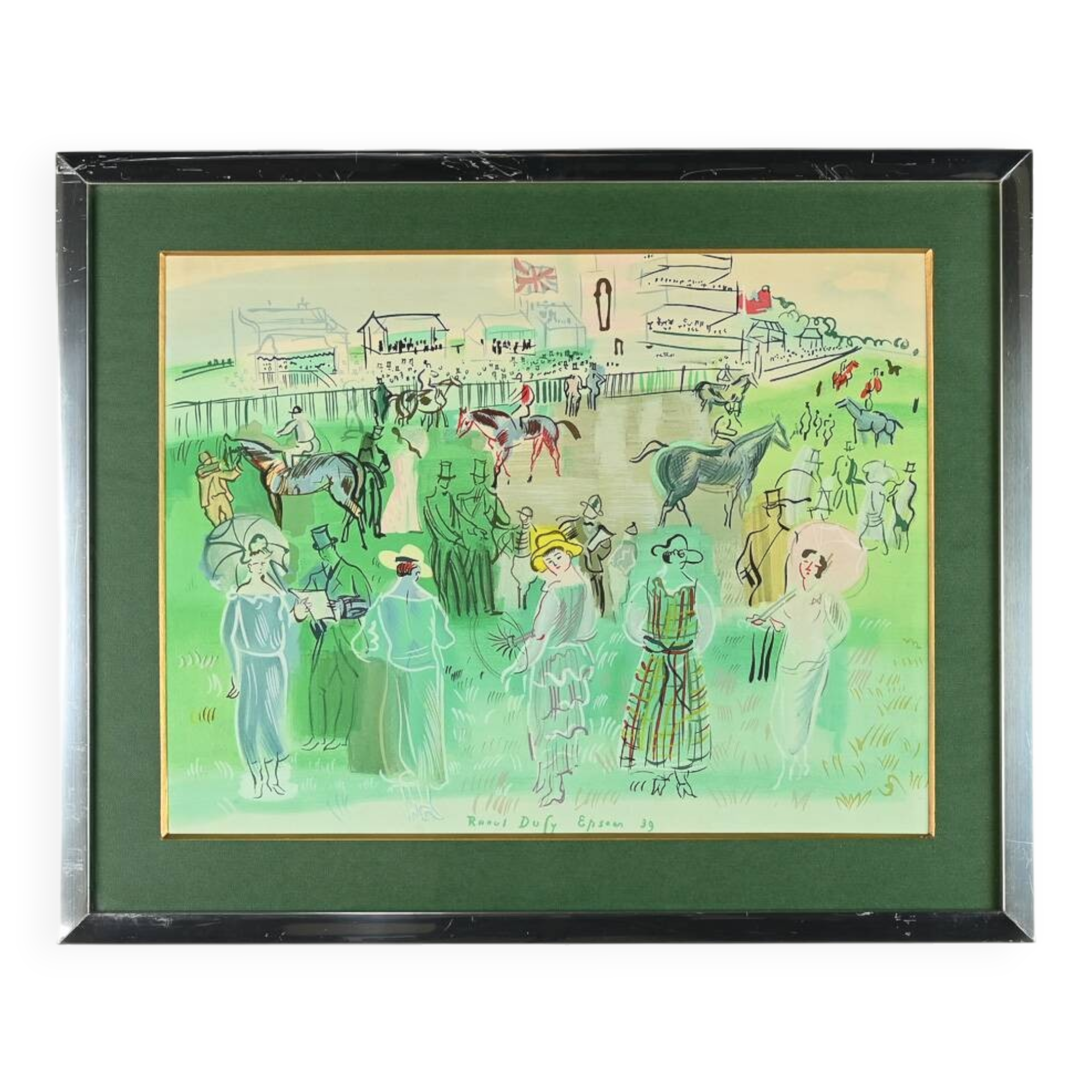 Charles Sorlier, Epsom 39 (after Raoul Dufy). Lithograph. c.1960.