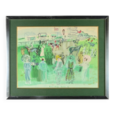 Charles Sorlier, Epsom 39 (after Raoul Dufy). Lithograph. c.1960.