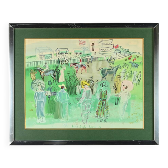 Charles Sorlier, Epsom 39 (after Raoul Dufy). Lithograph. c.1960.