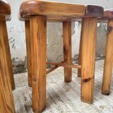 Set of 6 Olof Ottelin stools, Finland 1950.