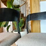 Pair of Baumann sleigh chairs