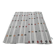 Vintage Turkish Kilim Rug 162x192 cm, Grey Stripes and Colorful Patterns