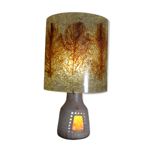 Lampe vintage en céramique