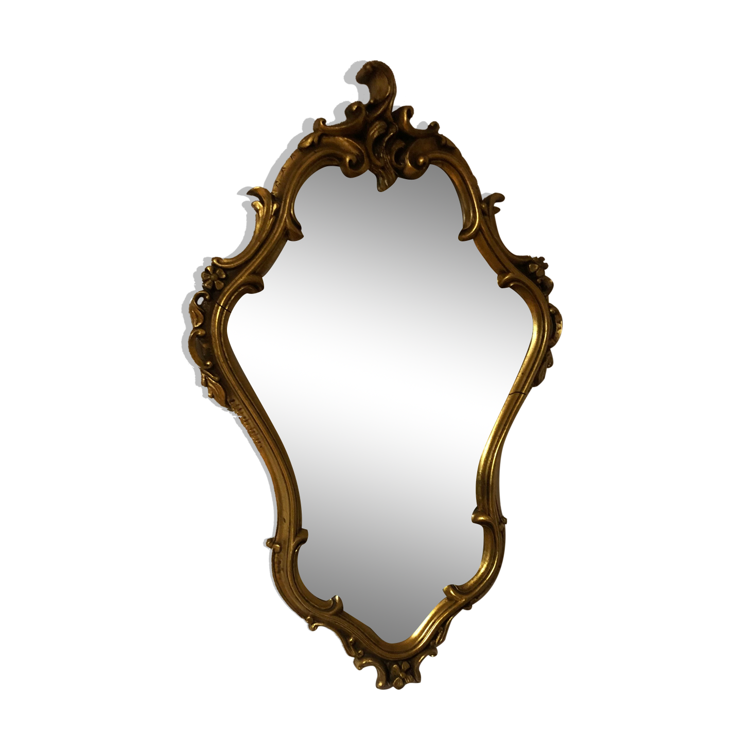 Baroque golden mirror 41x63cm