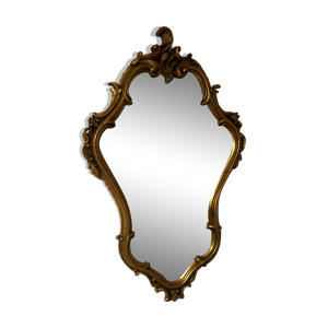Miroir doré baroque 41x63cm