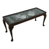 1940 Needlewoman Shop London Coffee Table Embroidery Under Glass